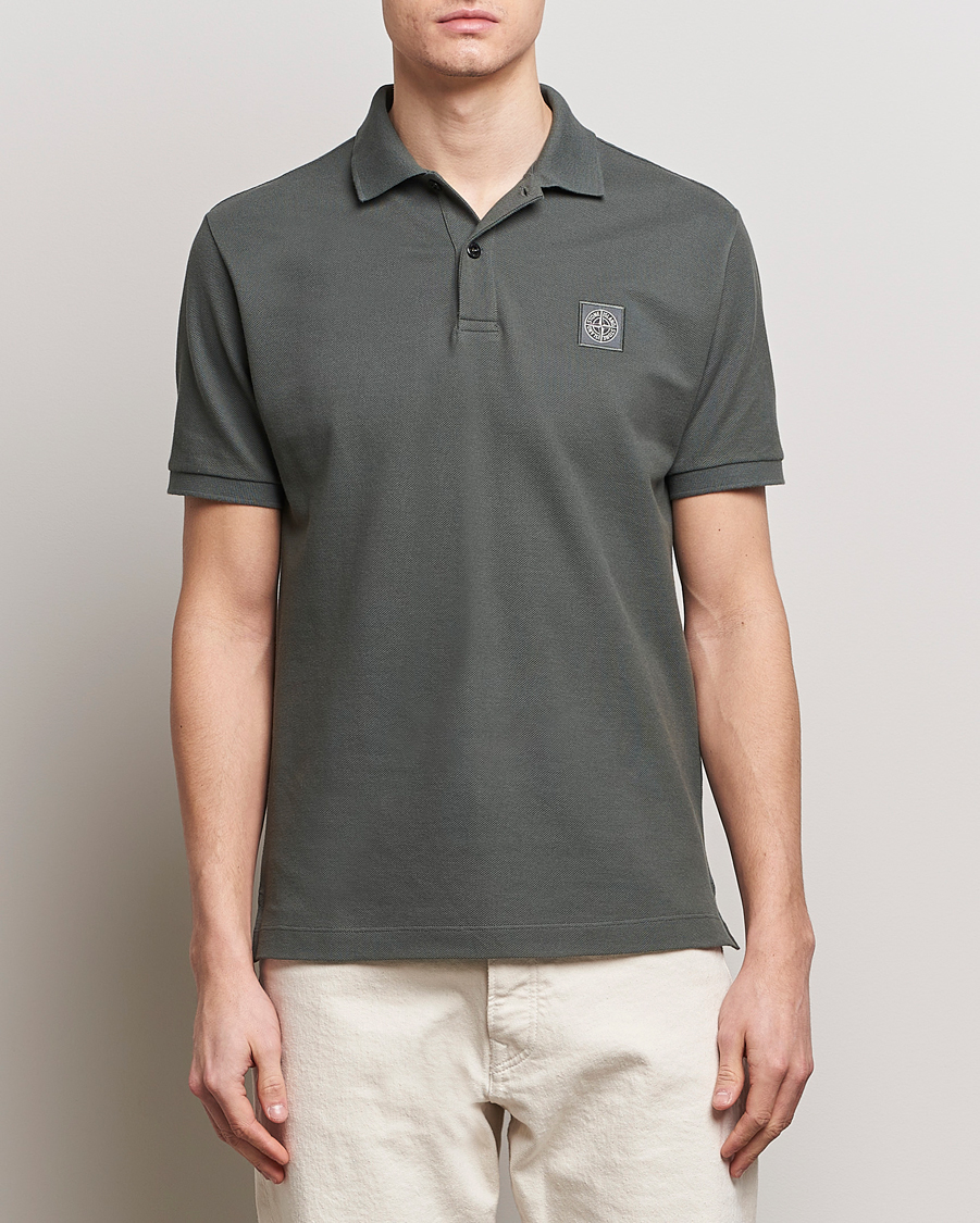 Herren | Kurzarm-Poloshirts | Stone Island | Organic Cotton Polo Musk