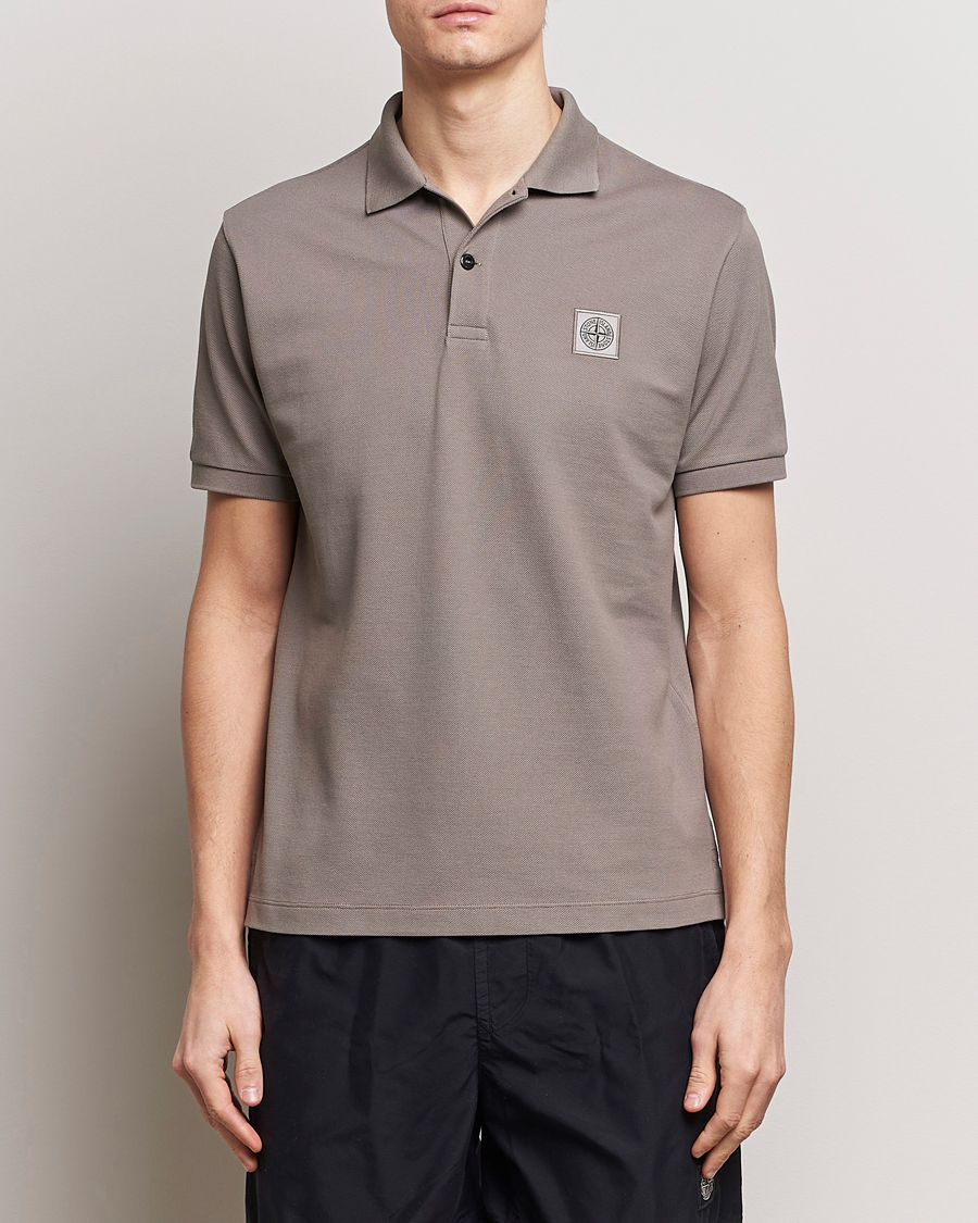 Men |  | Stone Island | Organic Cotton Polo Dove Grey