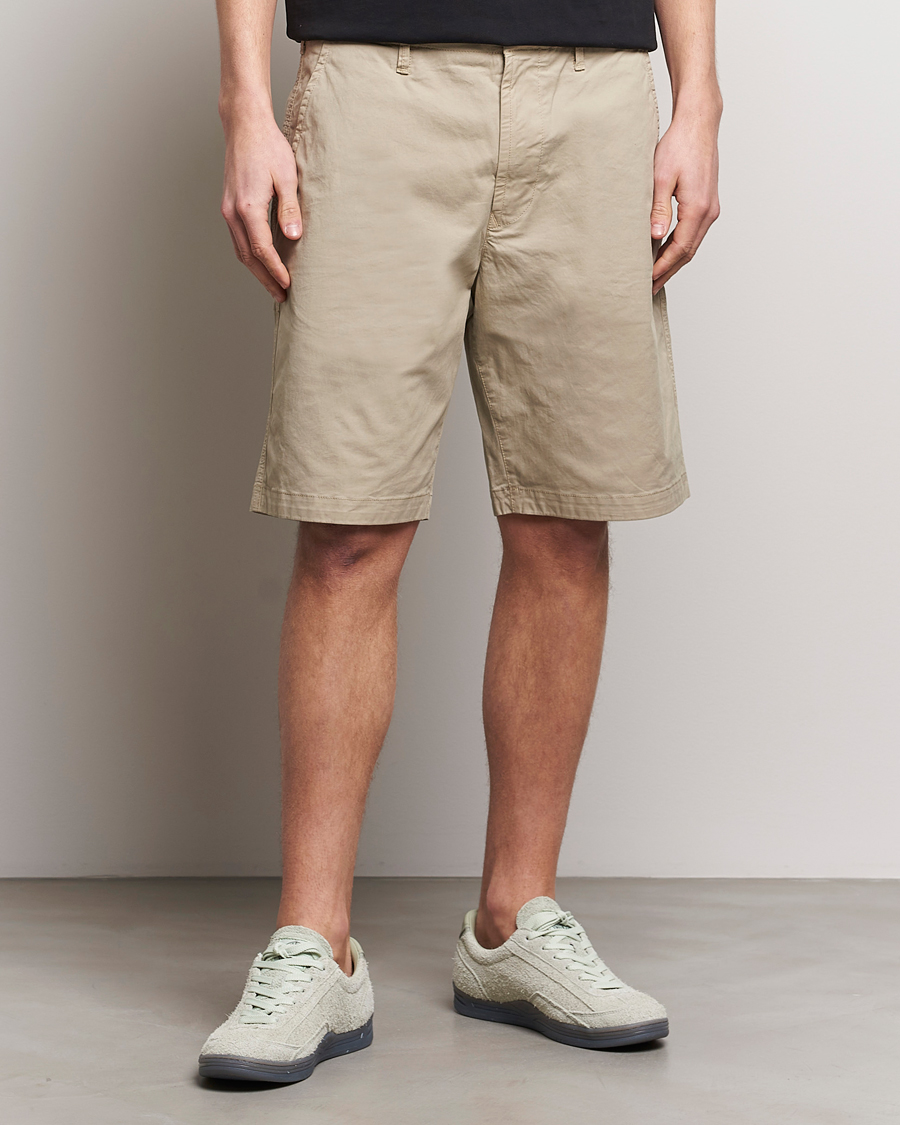 Herren | Shorts | Stone Island | Supima Cotton Twill Stretch Shorts Sand