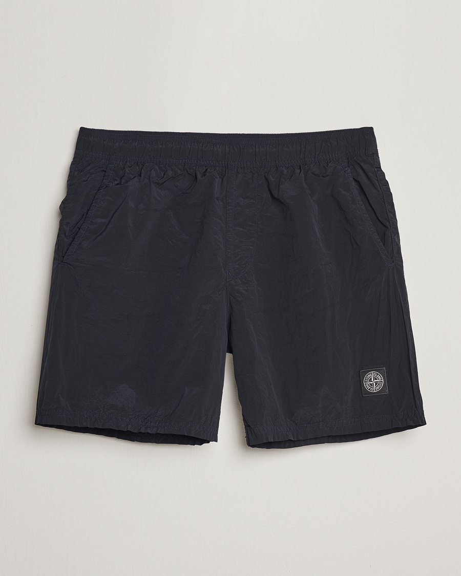 Herren | Badehosen | Stone Island | Nylon Metal Econyl Swimshorts Navy Blue