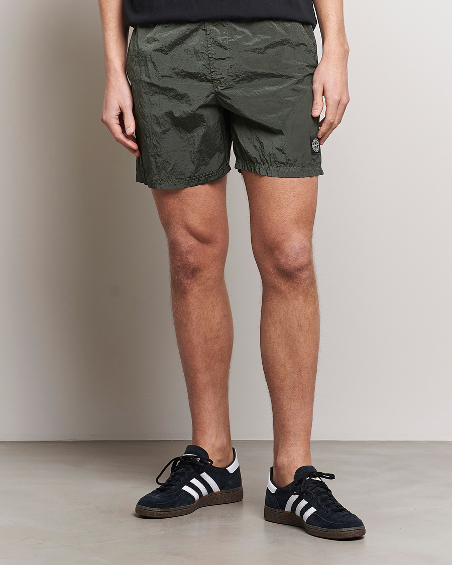 Herren | Badehosen | Stone Island | Nylon Metal Econyl Swimshorts Musk