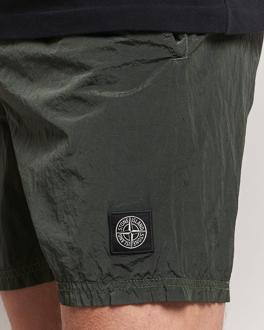 Herren | Badehosen | Stone Island | Nylon Metal Econyl Swimshorts Musk