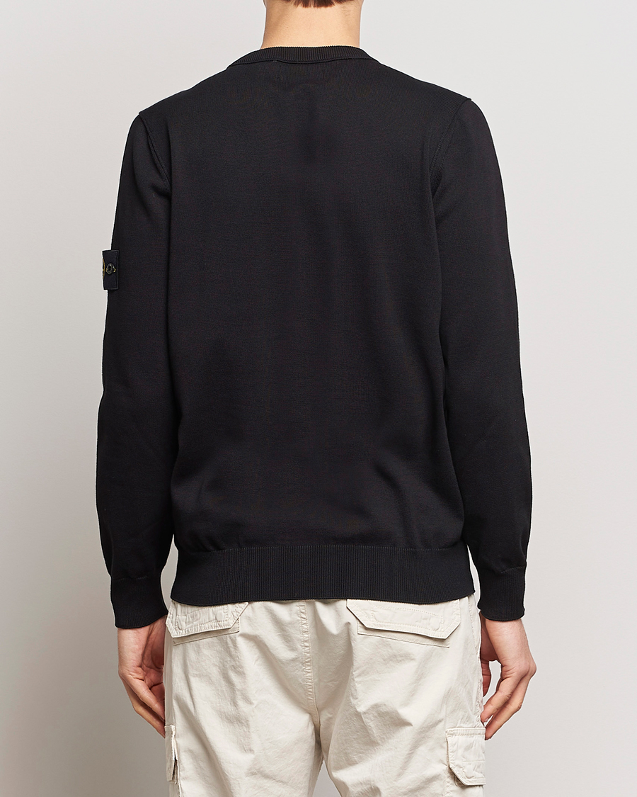 Herren | Pullover | Stone Island | Soft Organic Cotton Crew Neck Black