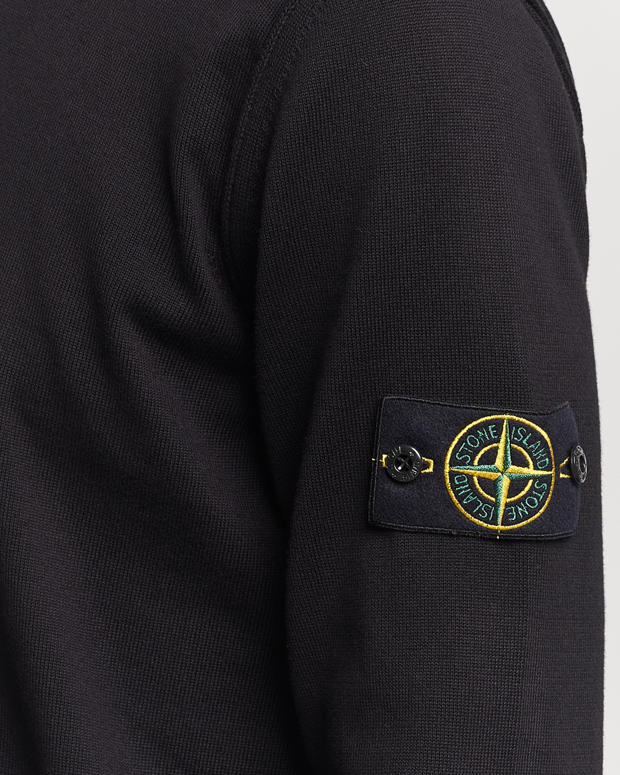 Herren | Pullover | Stone Island | Soft Organic Cotton Crew Neck Black