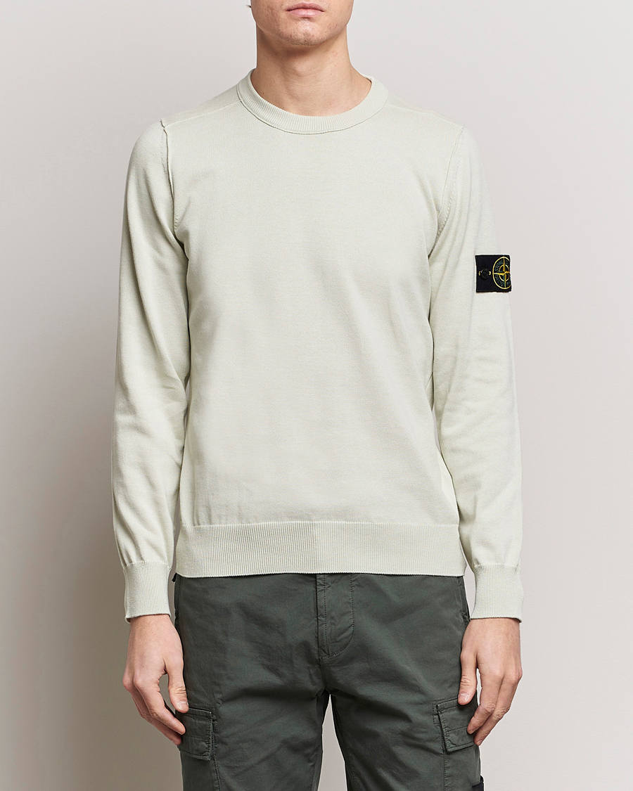 Herren | Pullover | Stone Island | Soft Organic Cotton Crew Neck Pistachio