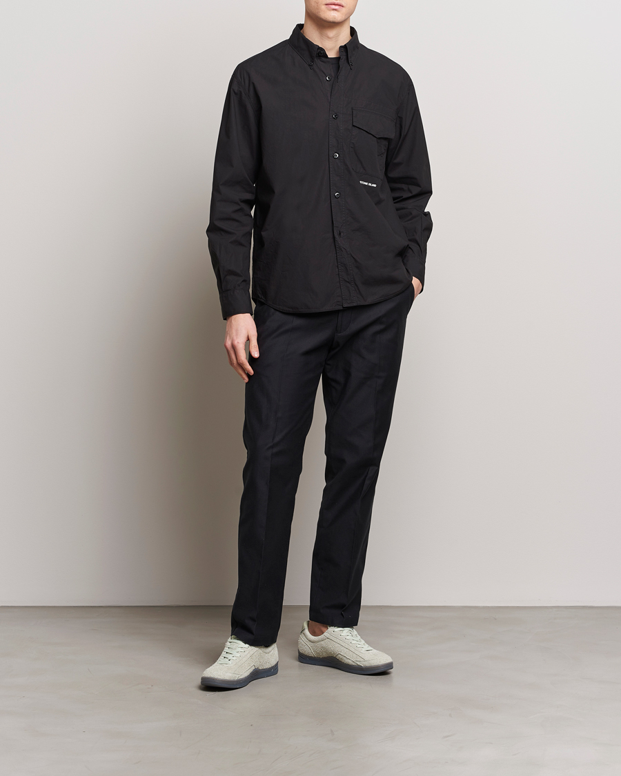 Herren | Hemden | Stone Island | Light Cotton Shirt Black