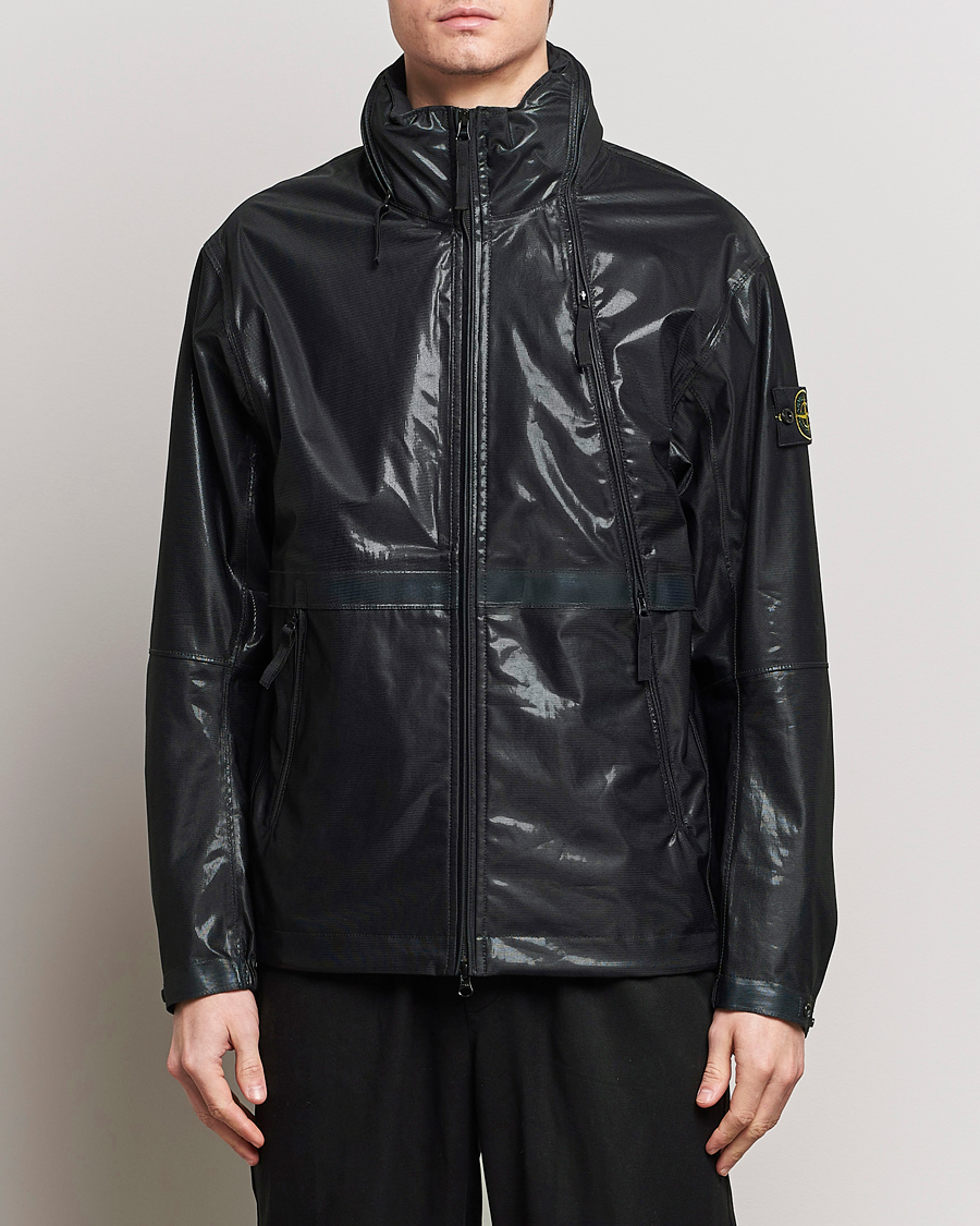 Men | Clothing | Stone Island | Metallic Run Proof Nylon Jacket Cobalt Blue