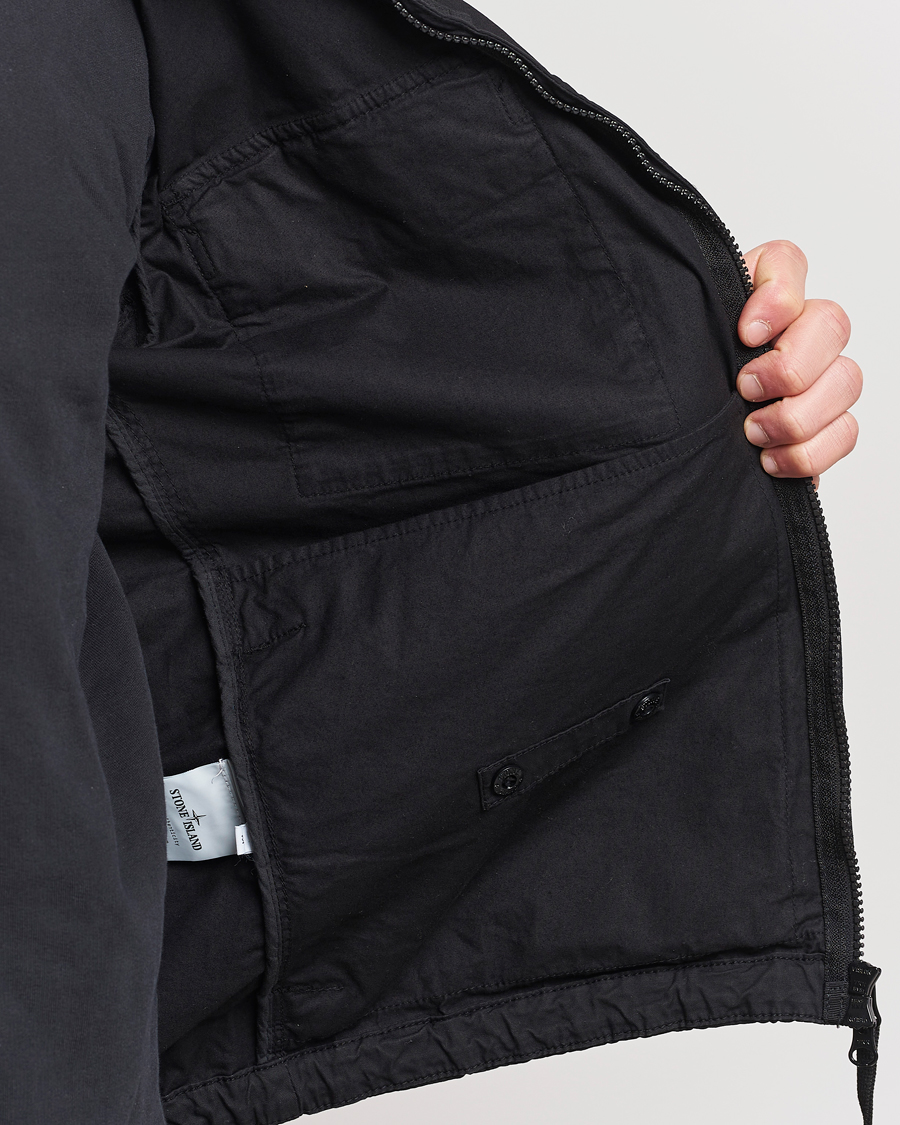 Herren | Jacken | Stone Island | Supima Cotton Hooded Jacket Black