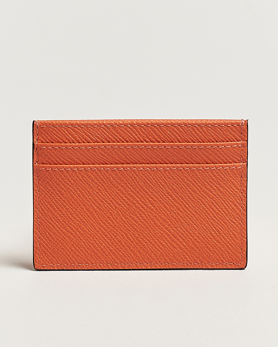 Herren | Accessoires | Smythson | Panama Flat Cardholder Orange