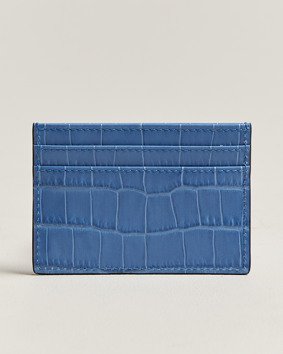 Herren | Smythson | Smythson | Mara Flat Cardholder Nile Blue