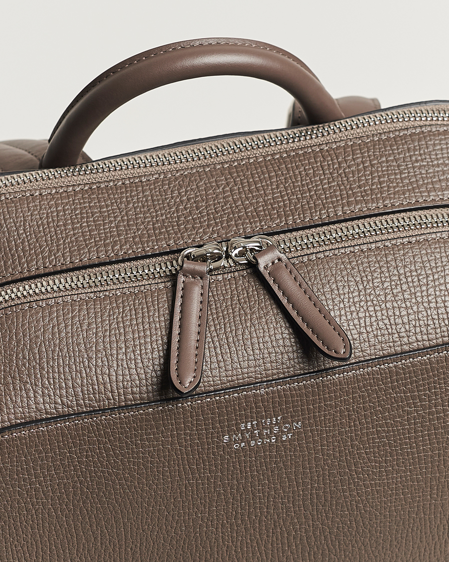 Herren | Taschen | Smythson | Ludlow Zip Around Backpack Dark Taupe