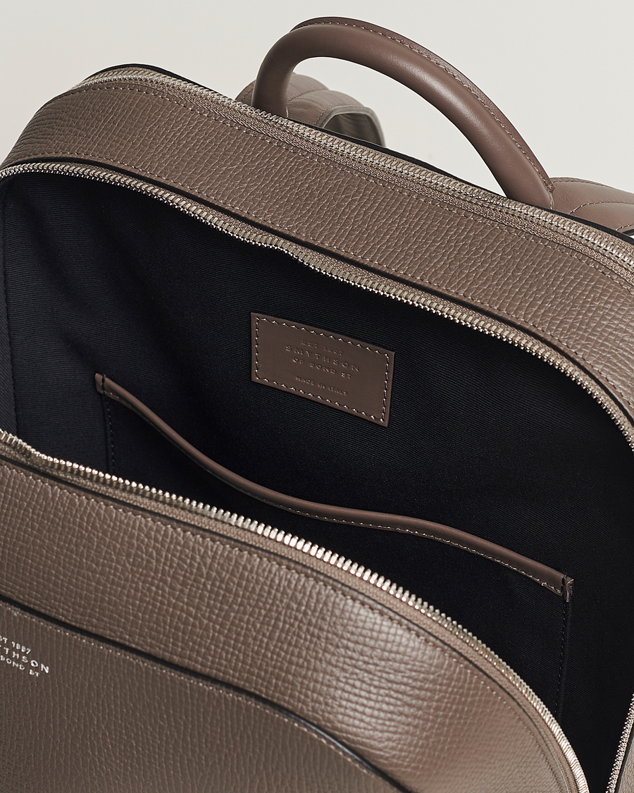 Herren | Taschen | Smythson | Ludlow Zip Around Backpack Dark Taupe