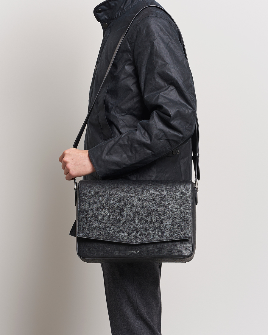 Herren | Accessoires | Smythson | Ludlow Messenger Bag Black