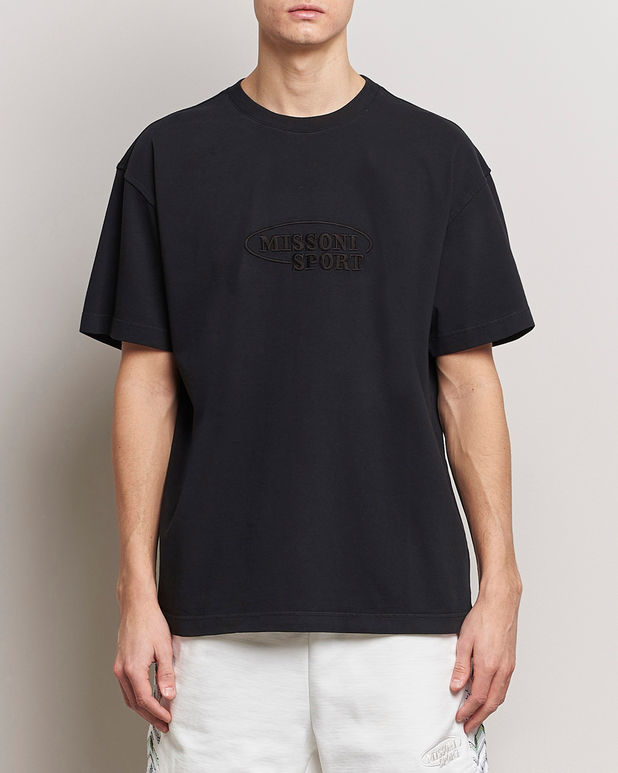 Herr | T-Shirts | Missoni | SPORT Short Sleeve T-Shirt Black