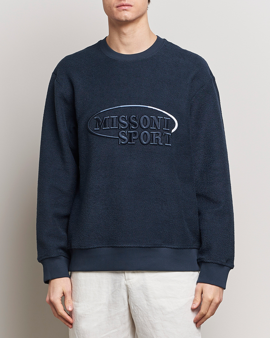 Herren | Italian Department | Missoni | SPORT Crewneck Sweatshirt Navy