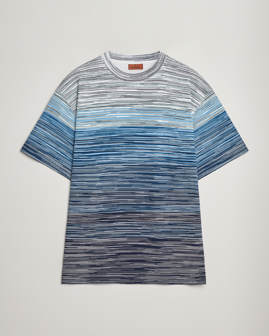Herren | T-Shirts | Missoni | Space Dyed T-Shirt Blue
