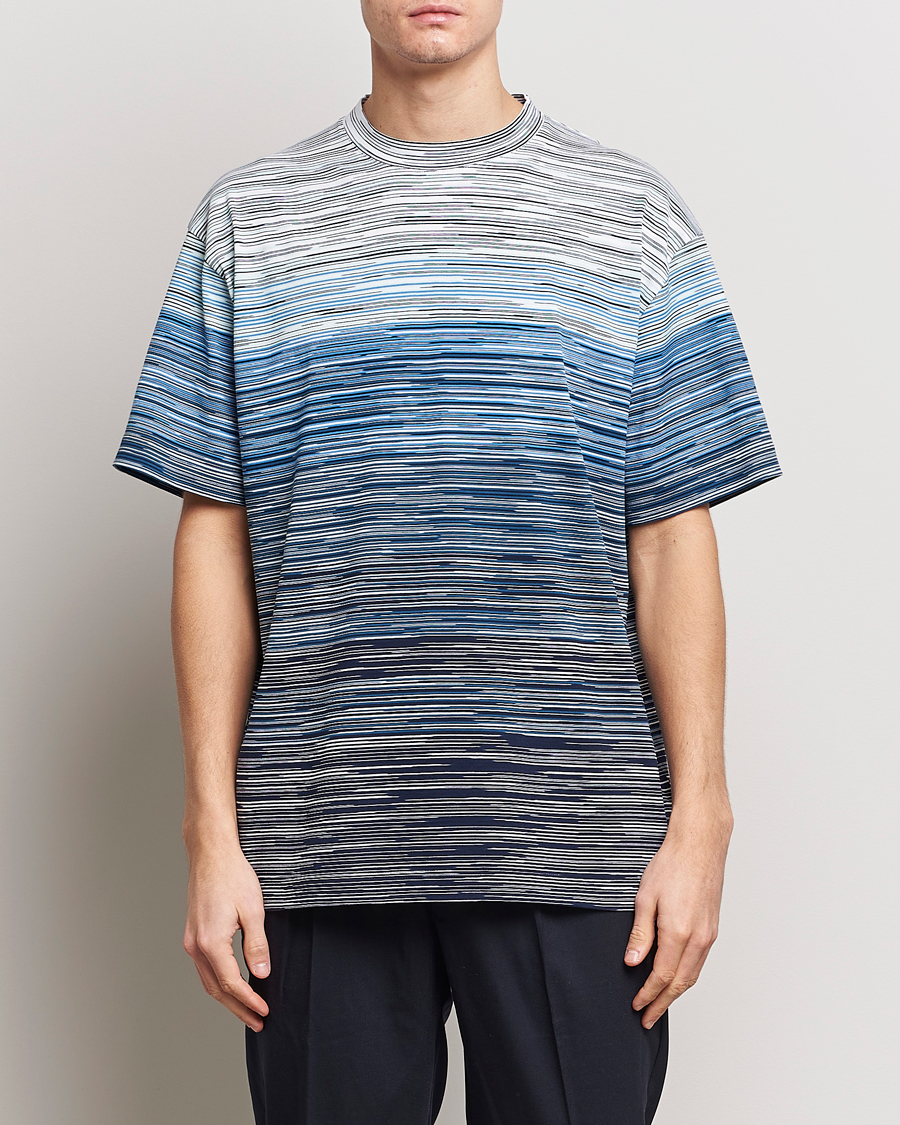 Herren | T-Shirts | Missoni | Space Dyed T-Shirt Blue