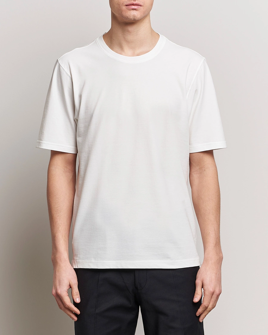 Herren | Lardini | Lardini | Ice Cotton T-Shirt White