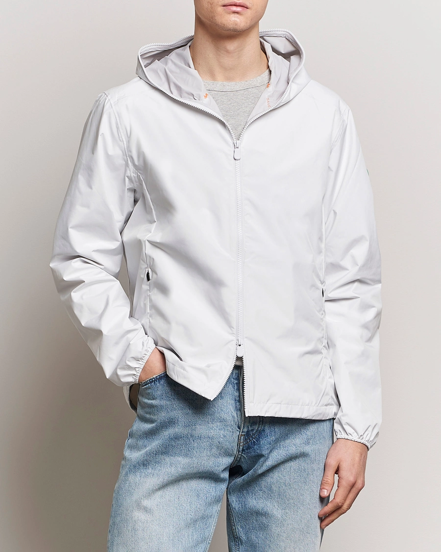 Herren | Save The Duck | Save The Duck | Zayn Lightweight Recycled Water Repellent Jacket White