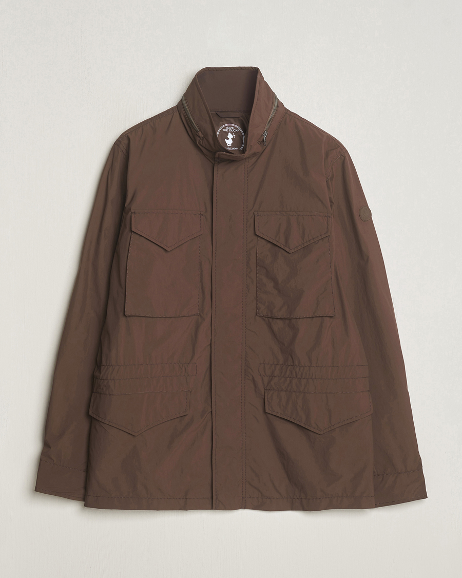 Herren | Jacken | Save The Duck | Mako Water Repellent Nylon Field Jacket Soil Brown