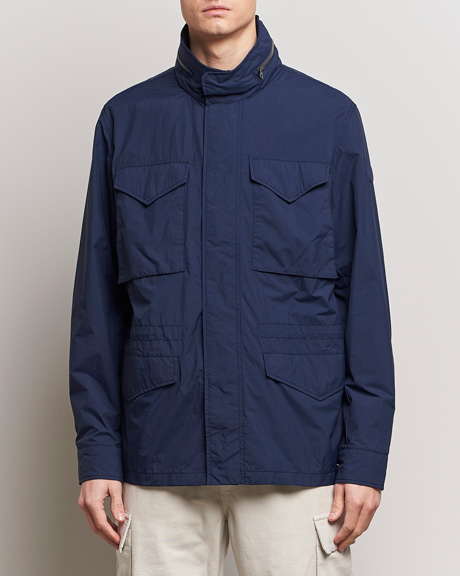 Herren | Save The Duck | Save The Duck | Mako Water Repellent Nylon Field Jacket Navy Blue