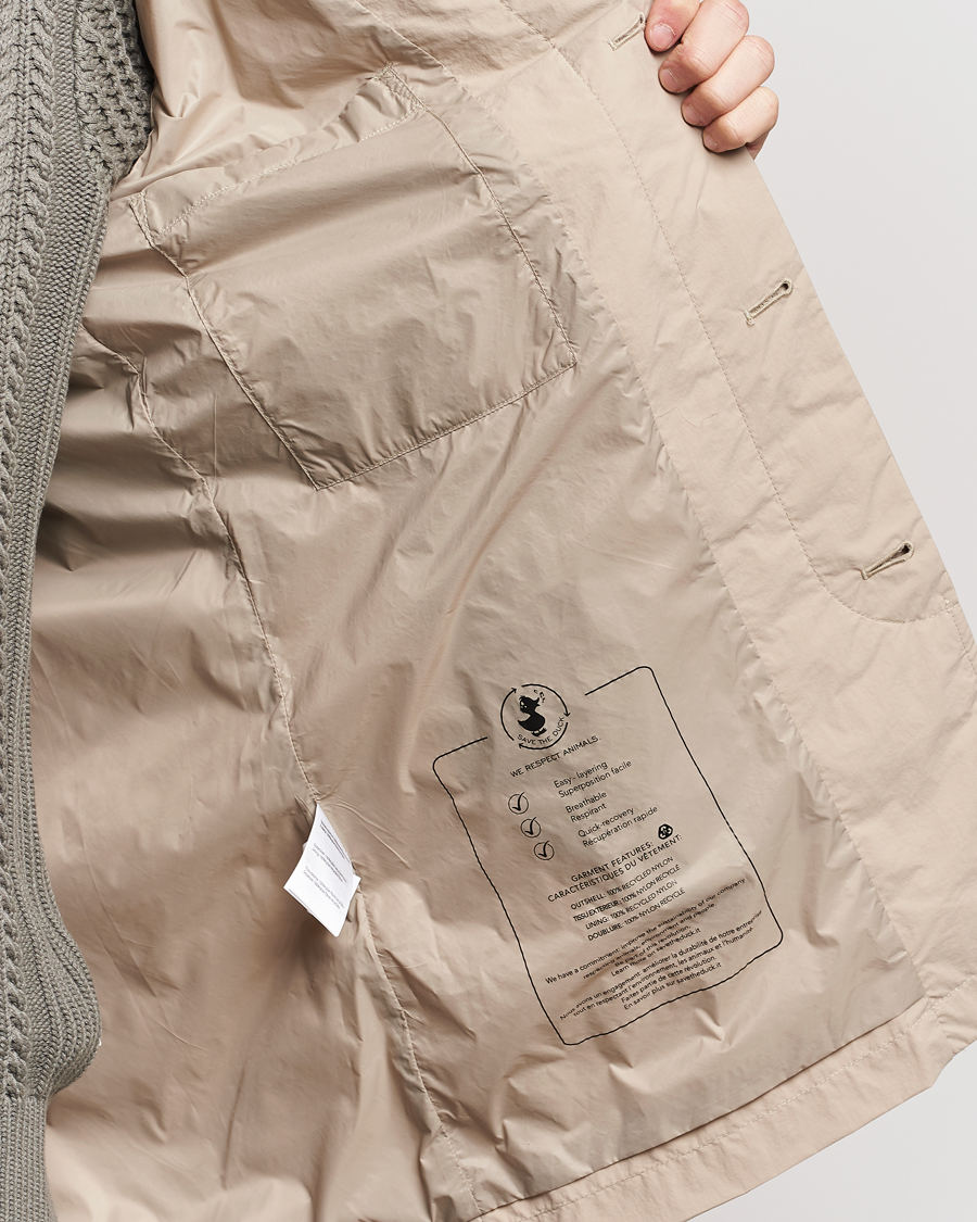 Herren | Jacken | Save The Duck | Rhys Water Repellent Nylon Coat Stone Beige