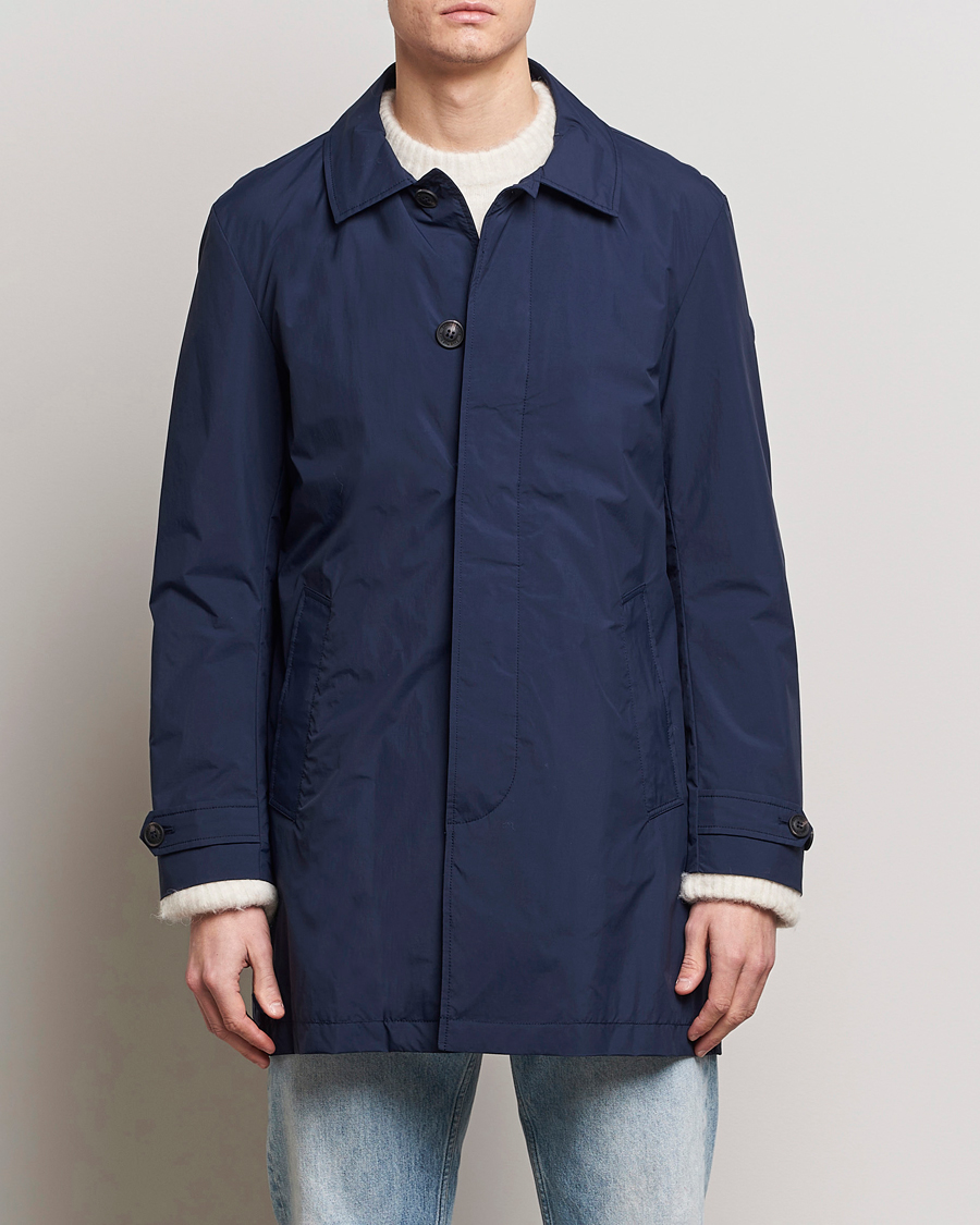 Herr |  | Save The Duck | Rhys Water Repellent Nylon Coat Navy Blue