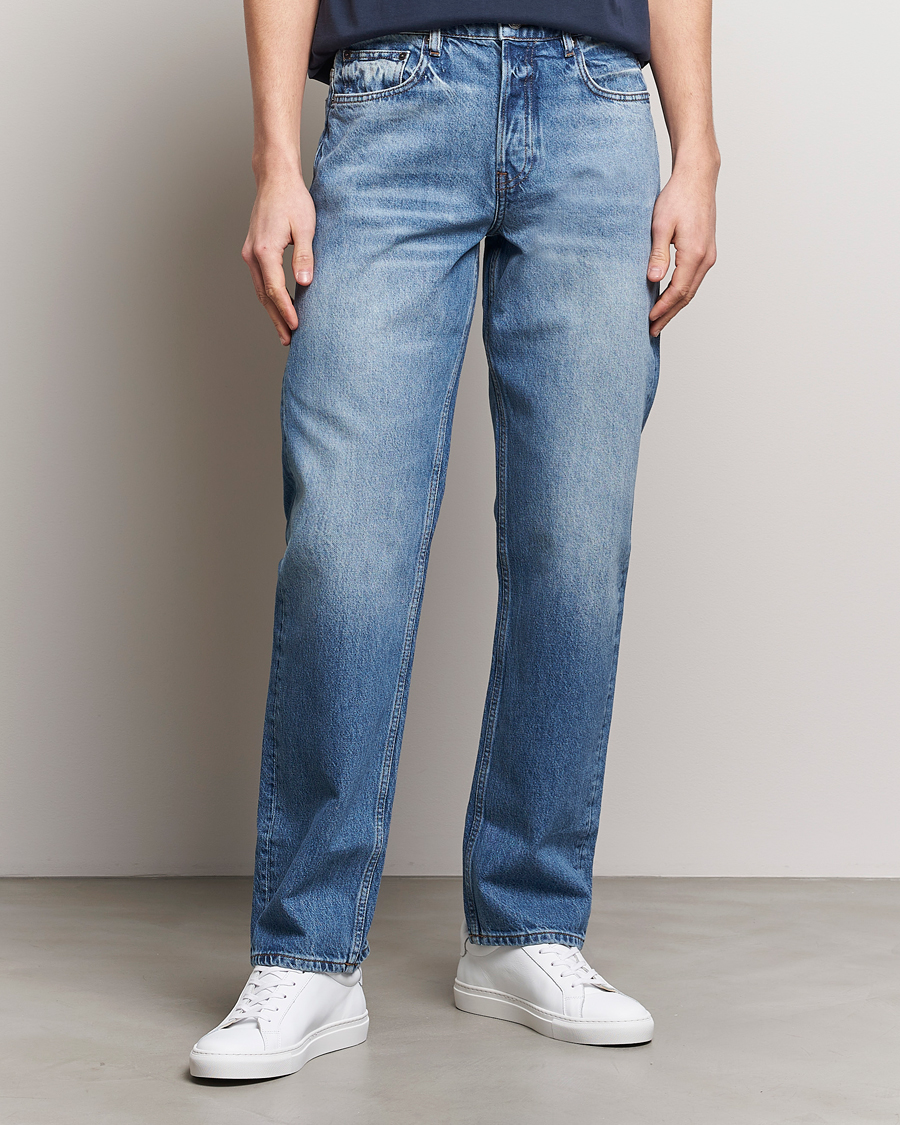 Herr | Blå jeans | FRAME | The Straight Jeans Raywood Clean