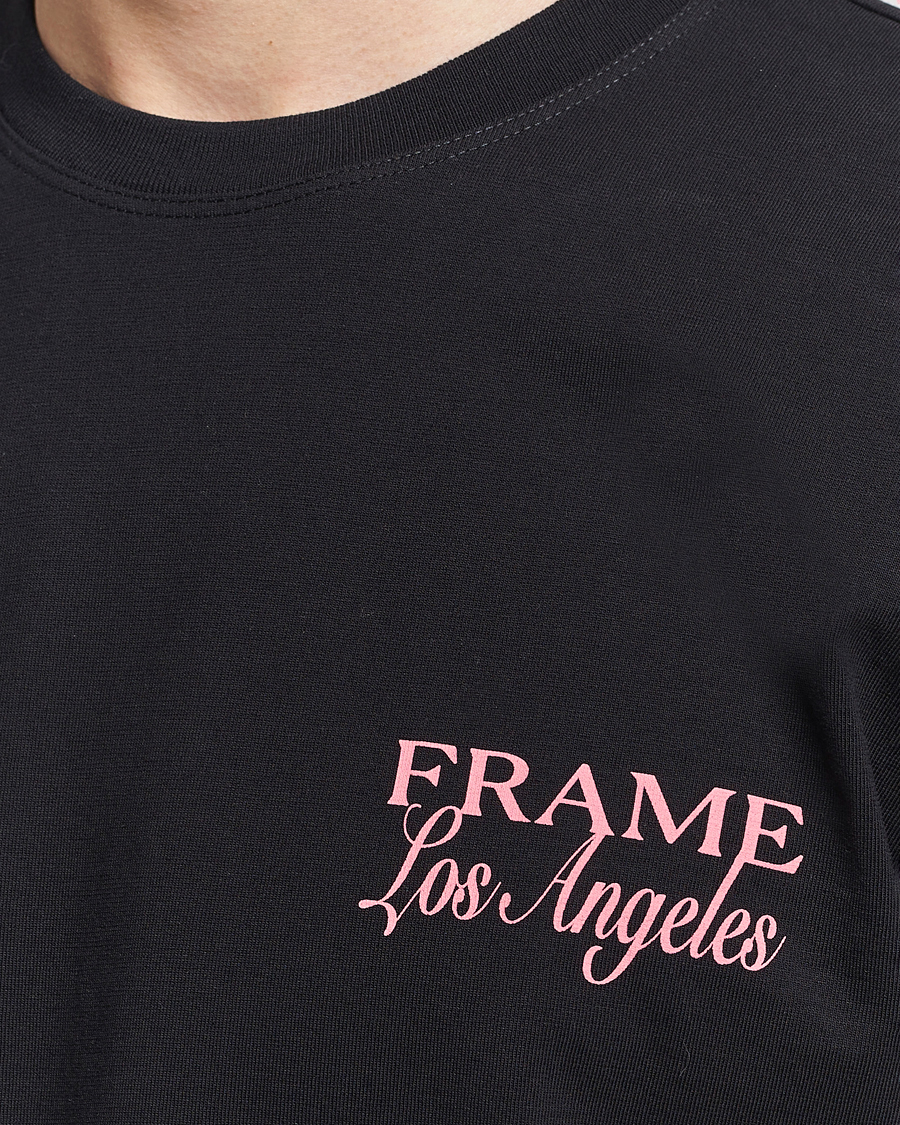 Herren | T-Shirts | FRAME | LA Logo T-Shirt Black