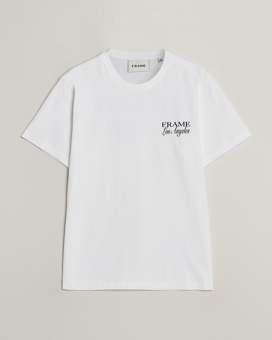 Herren | T-Shirts | FRAME | LA Logo T-Shirt White