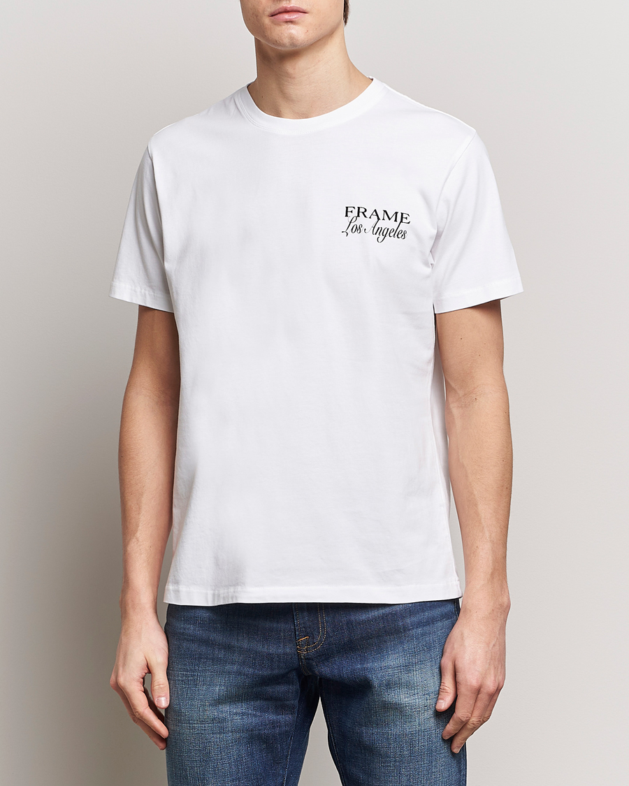 Herren | Treue-Rabatt für Stammkunden | FRAME | LA Logo T-Shirt White