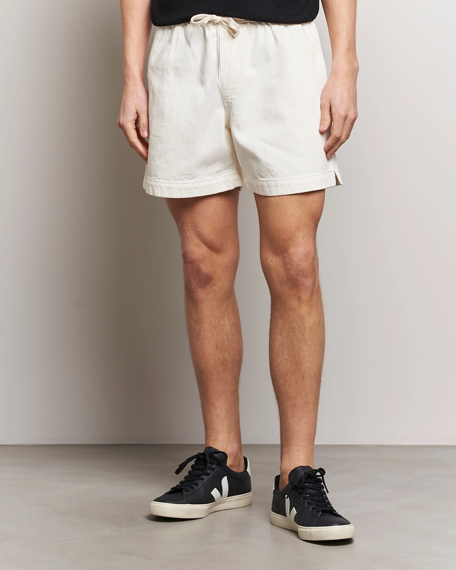Herren | Contemporary Creators | FRAME | Textured Terry Shorts Off White