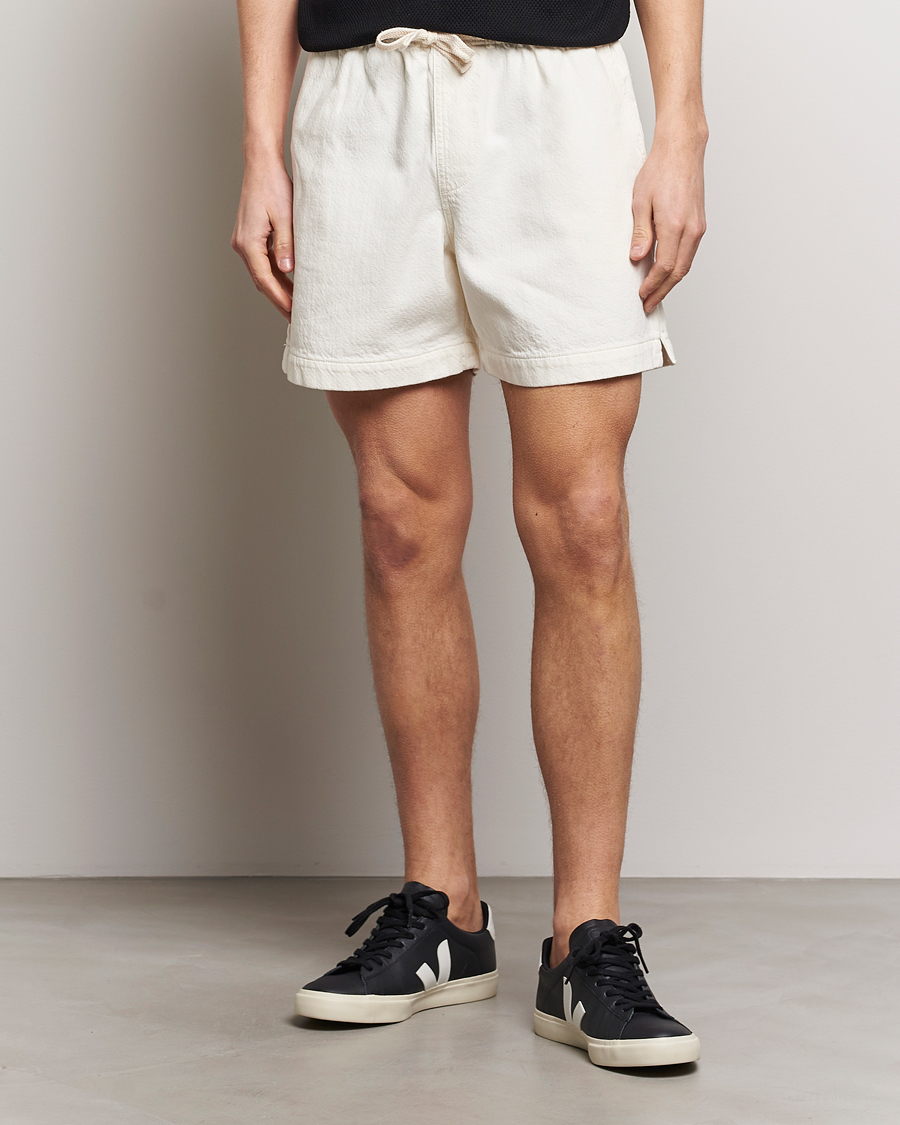 Herren | Drawstringshorts | FRAME | Textured Terry Shorts Off White