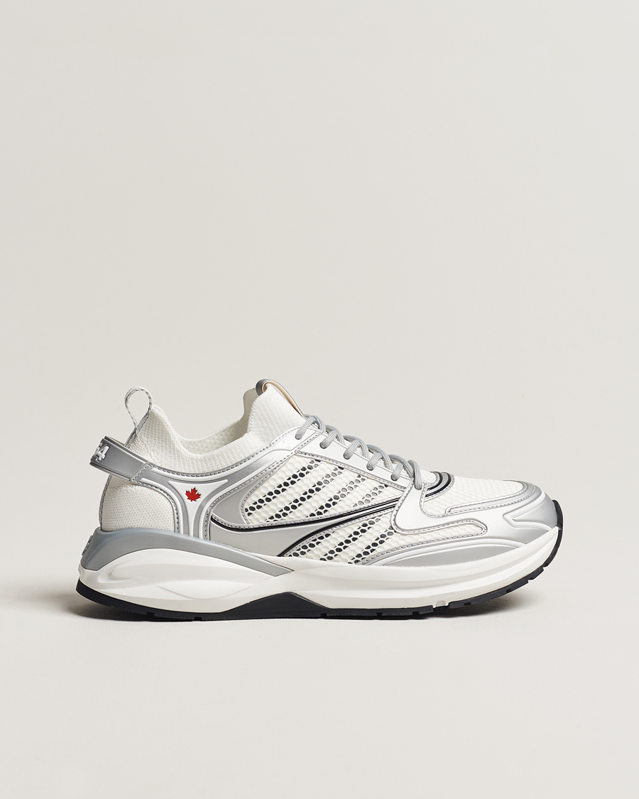 Herren | Dsquared2 Dash Sneaker White/Silver | Dsquared2 | Dash Sneaker White/Silver