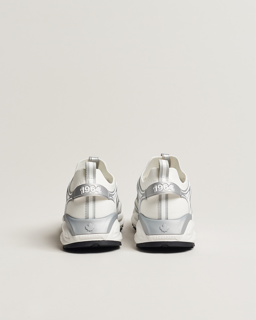 Herren | Dsquared2 Dash Sneaker White/Silver | Dsquared2 | Dash Sneaker White/Silver