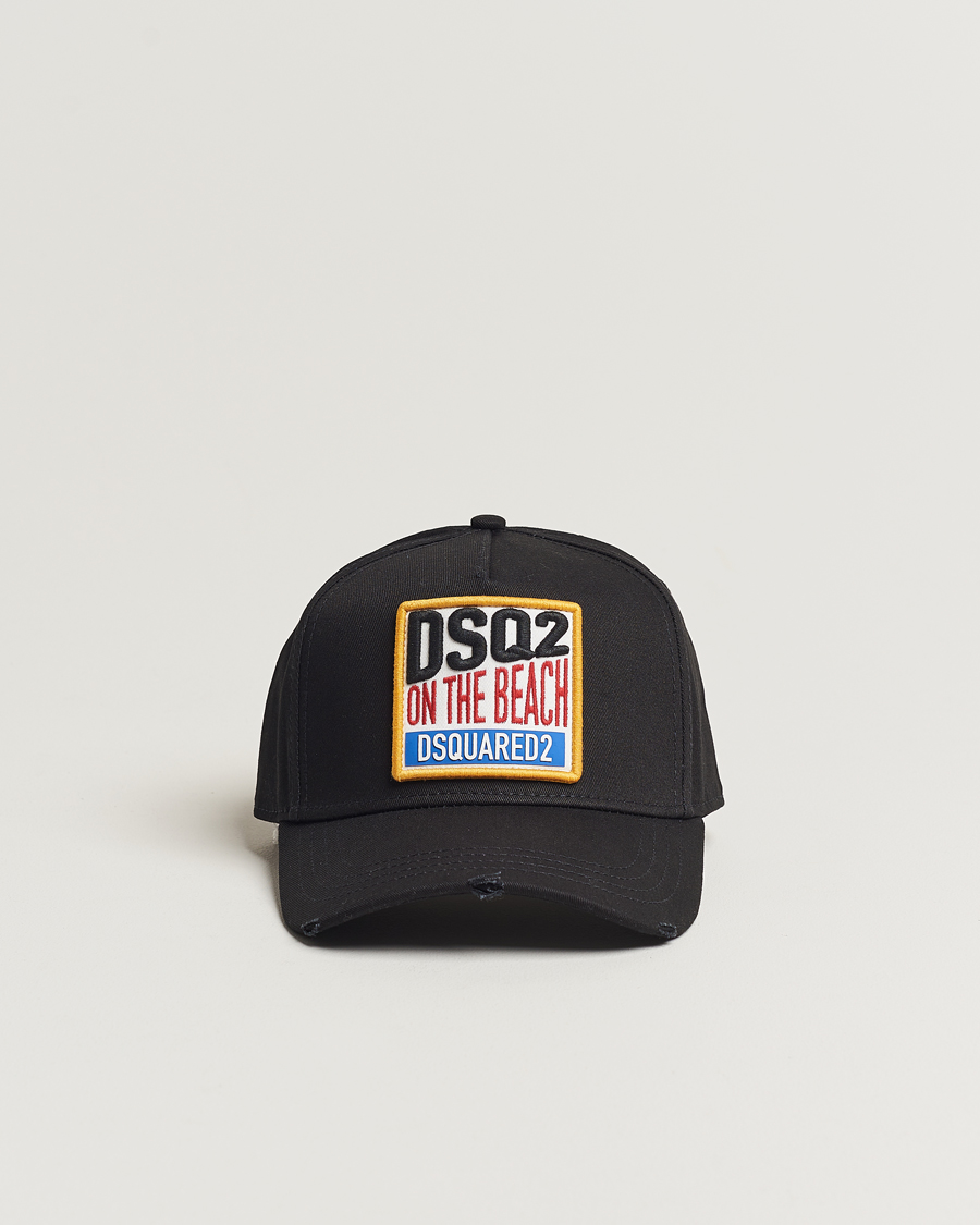 Herren | Dsquared2 Tropical Baseball Cap Black | Dsquared2 | Tropical Baseball Cap Black