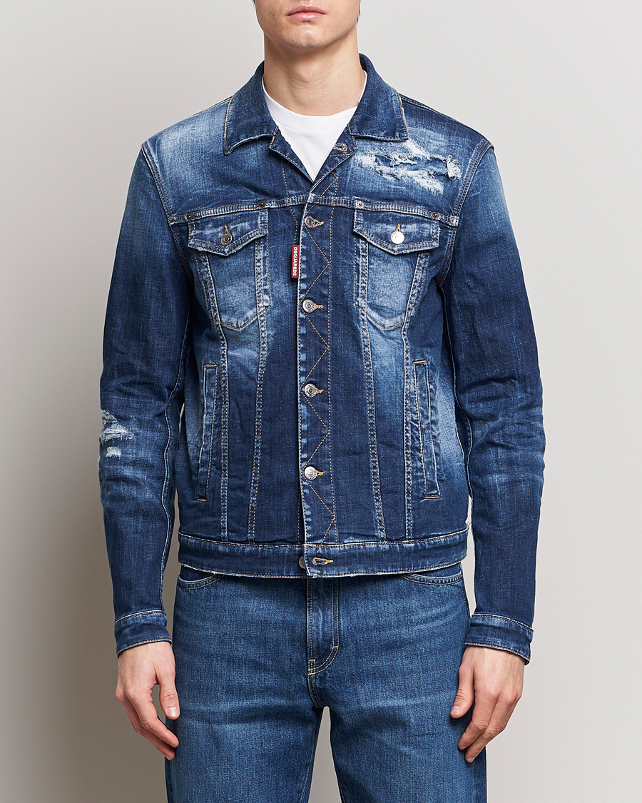 Herre | Dsquared2 | Dsquared2 | Dan Denim Jacket Blue