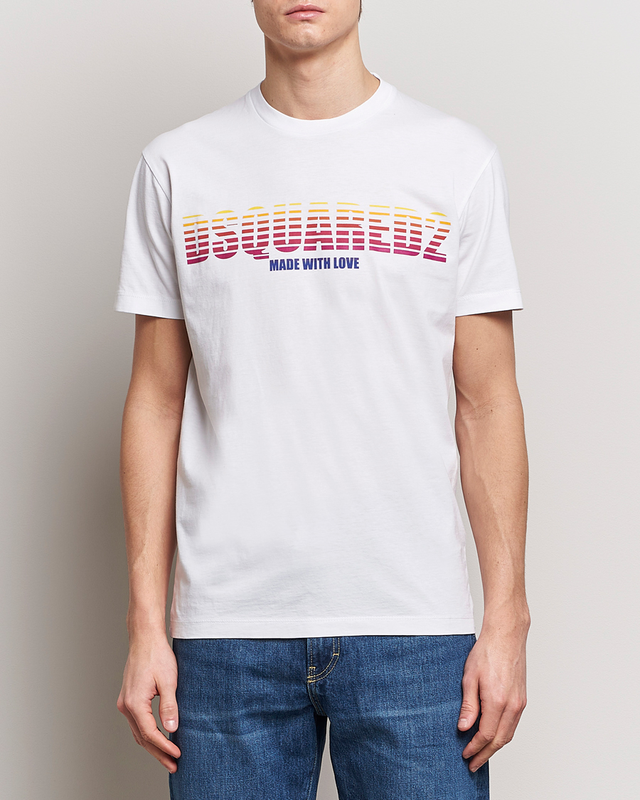 Men |  | Dsquared2 | Cool Fit Crew Neck T-Shirt White