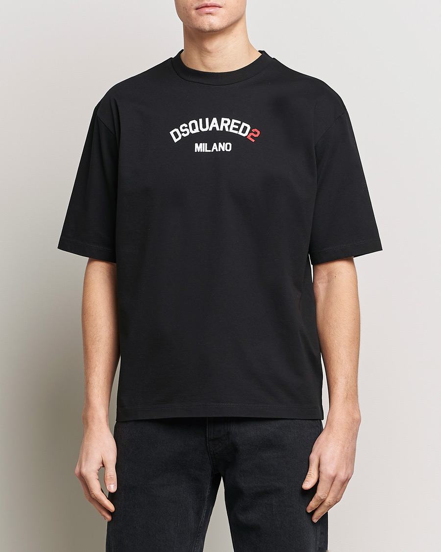 Herren | Kleidung | Dsquared2 | Loose Fit Crew Neck T-Shirt Black