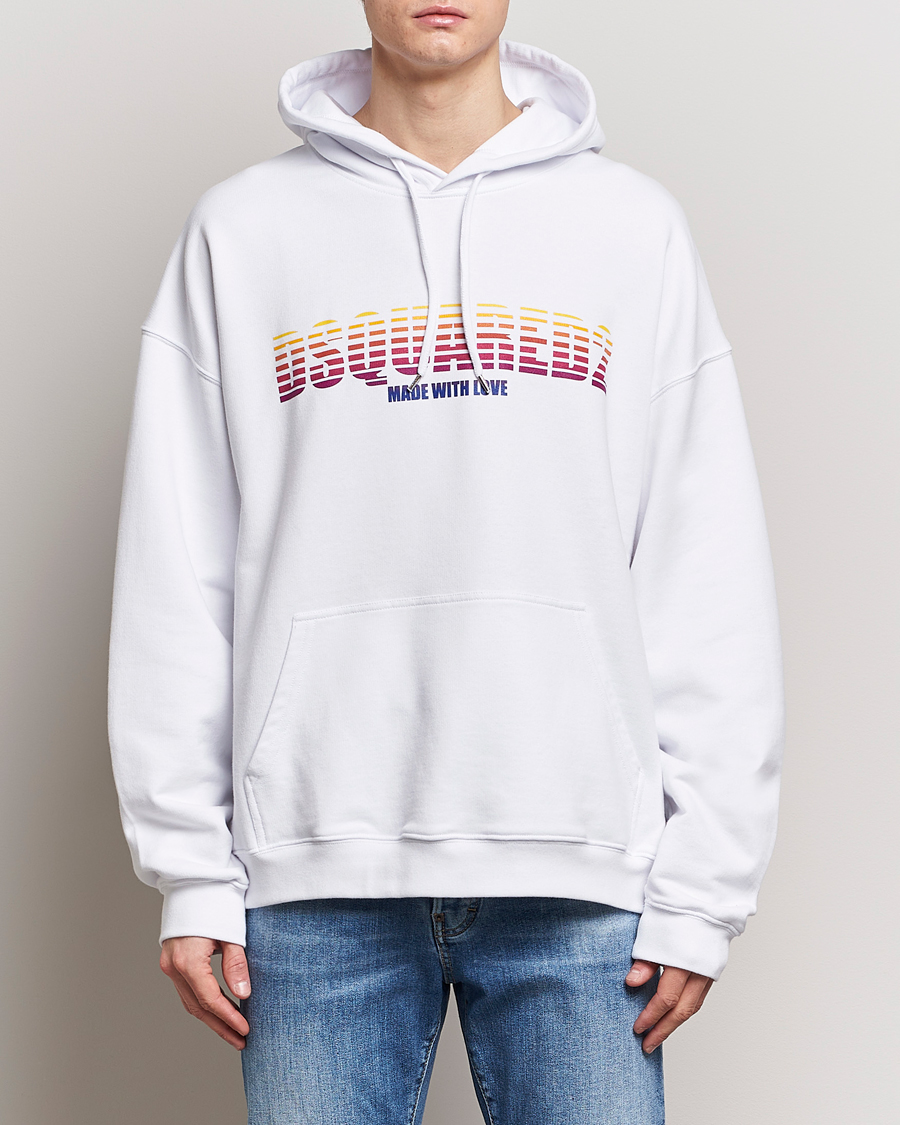 Herren | Kapuzenpullover | Dsquared2 | Loose Fit Hoodie White