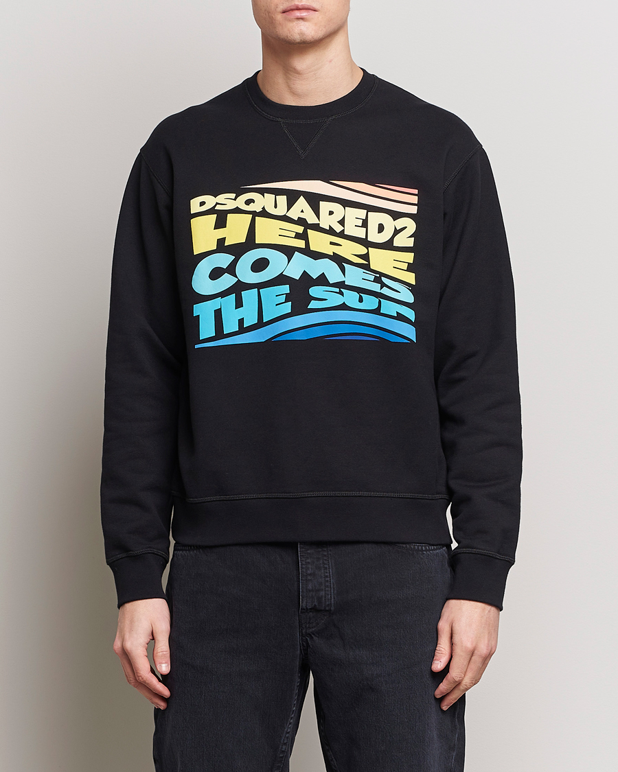 Herr |  | Dsquared2 | Cool Fit Crew Neck Sweatshirt Black