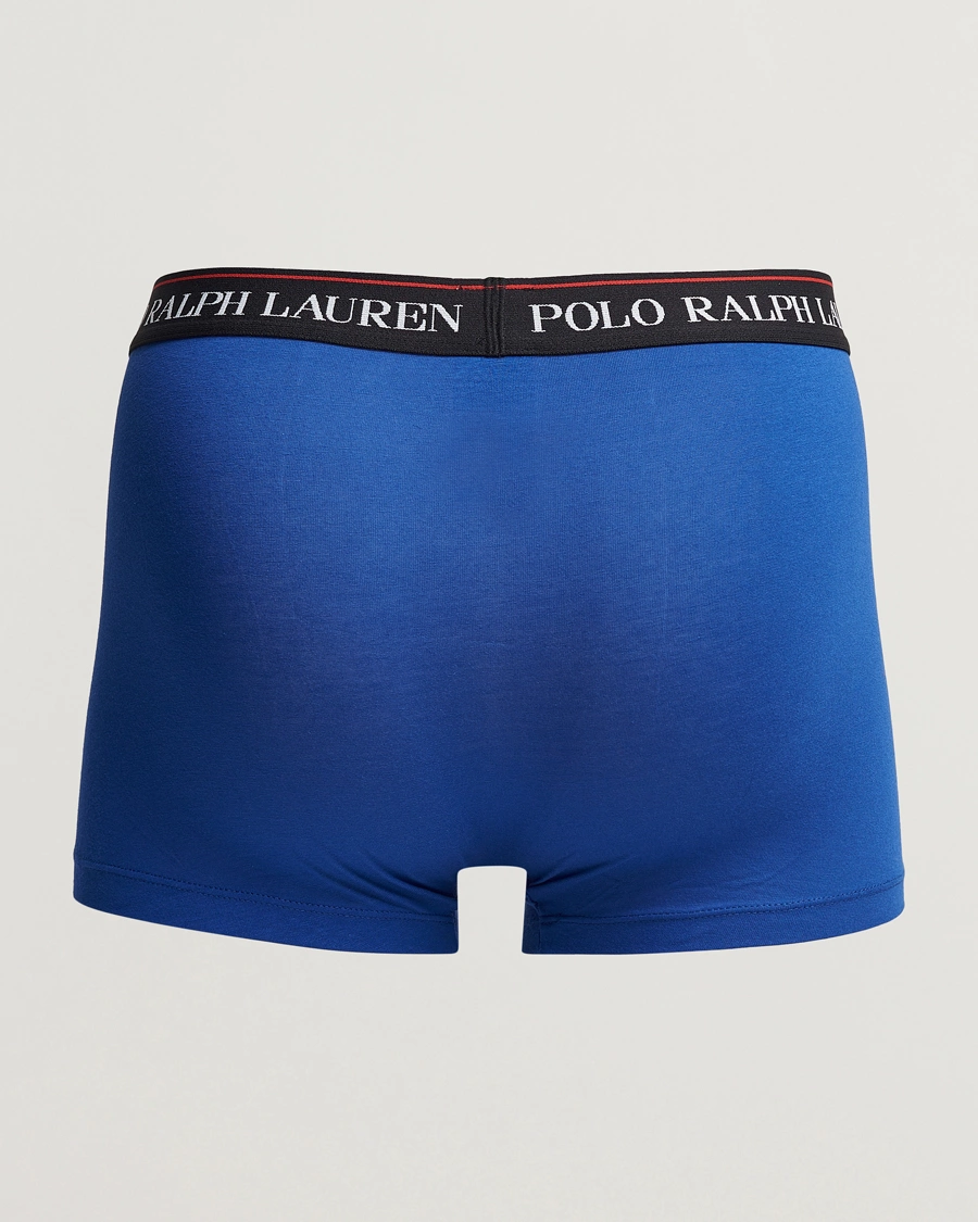 Herren | Unterhosen | Polo Ralph Lauren | 3-Pack Cotton Stretch Trunk Sapphire/Red/Black