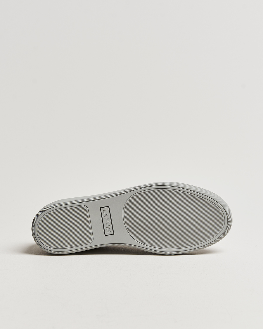 Herren | Lanvin Nappa Cap Toe Sneaker Light Grey | Lanvin | Nappa Cap Toe Sneaker Light Grey