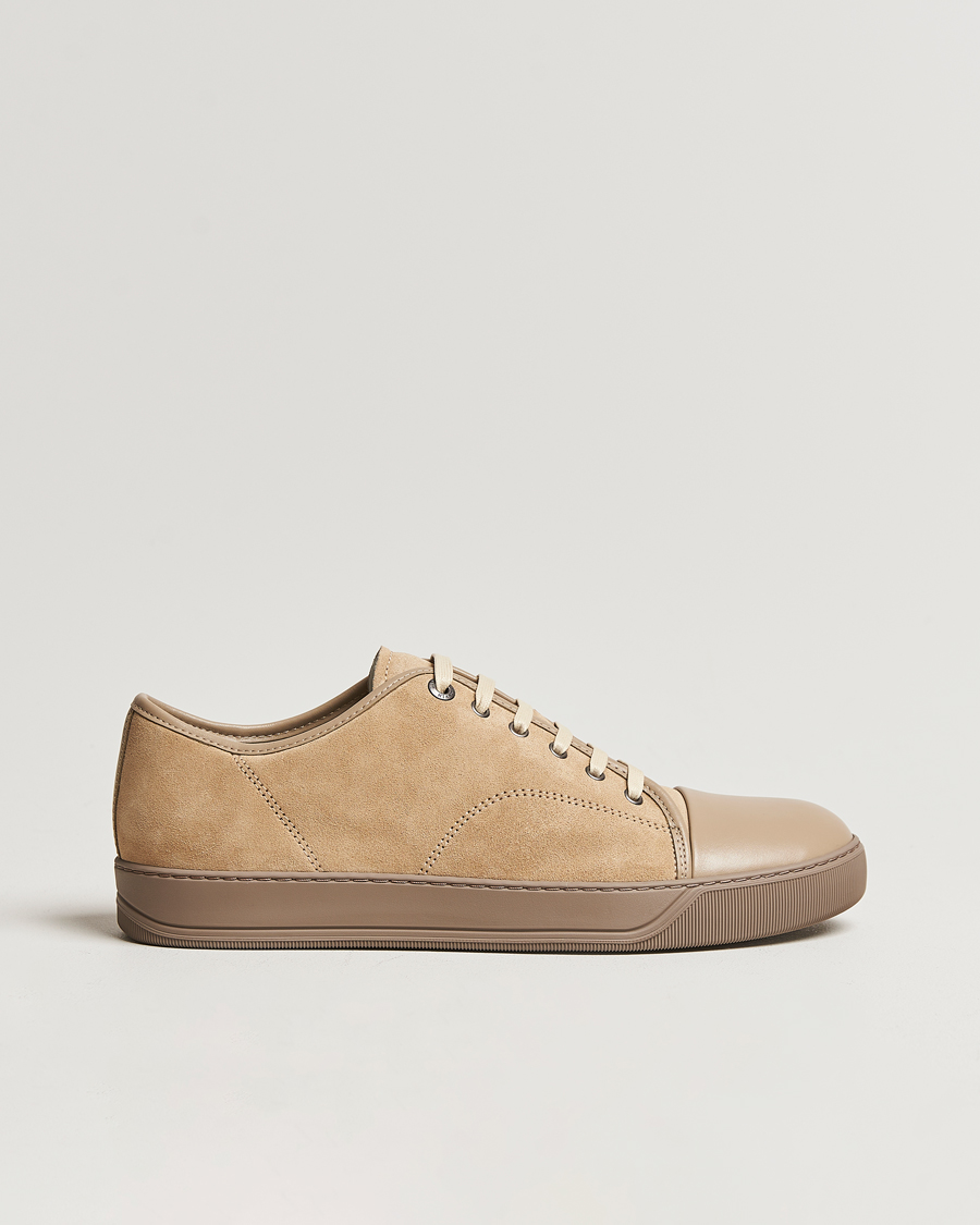 Herren | Lanvin Nappa Cap Toe Sneaker Light Brown | Lanvin | Nappa Cap Toe Sneaker Light Brown