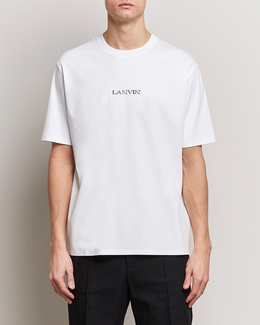 Herren |  | Lanvin | Embroidered Logo T-Shirt White