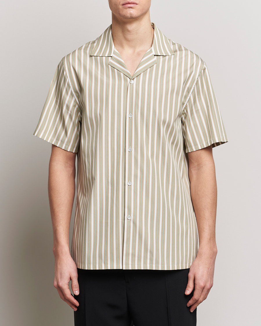 Herren |  | Lanvin | Short Sleeve Camp Shirt Green