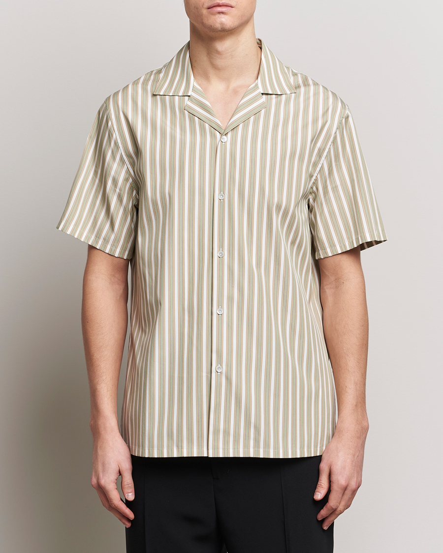 Herr | Lanvin | Lanvin | Short Sleeve Camp Shirt Green