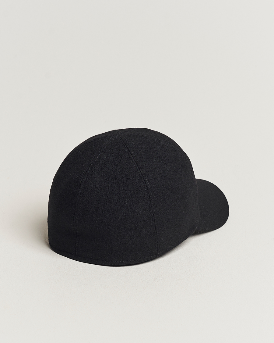 Herren | Hüte & Mützen | Wigéns | Baseball Classic Melton Wool Black