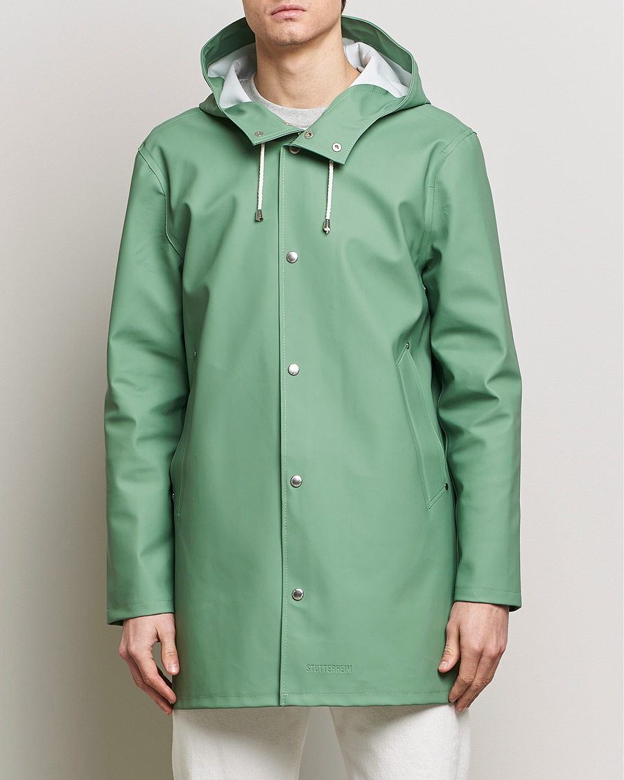 Herren | Frühlingsjacken | Stutterheim | Stockholm Raincoat Green