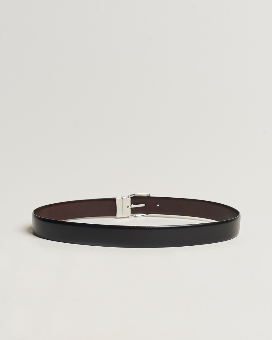 Herren | Anderson's Reversible Leather Belt 3,5 cm Black/Brown | Anderson's | Reversible Leather Belt 3,5 cm Black/Brown